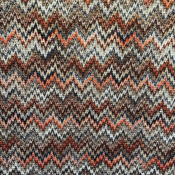 Chevron Pattern Open Front Cardigan - Picture 3 of 6